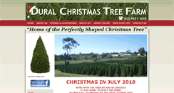 Desktop Screenshot of duralchristmastreefarm.com.au